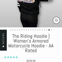 Women’s Armored Motorcycle Hoodie