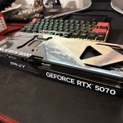 PNY GeForce RTX 5070 12GB GDDR7 Overclocked Triple Fan GPU 