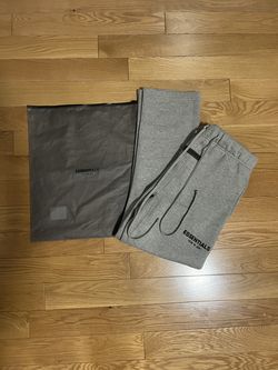 grey essential sweats uncuffed (all sizes available)