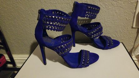 Brand New Vince Camuto Cobalt Blue High Heel Shoes size 8.5