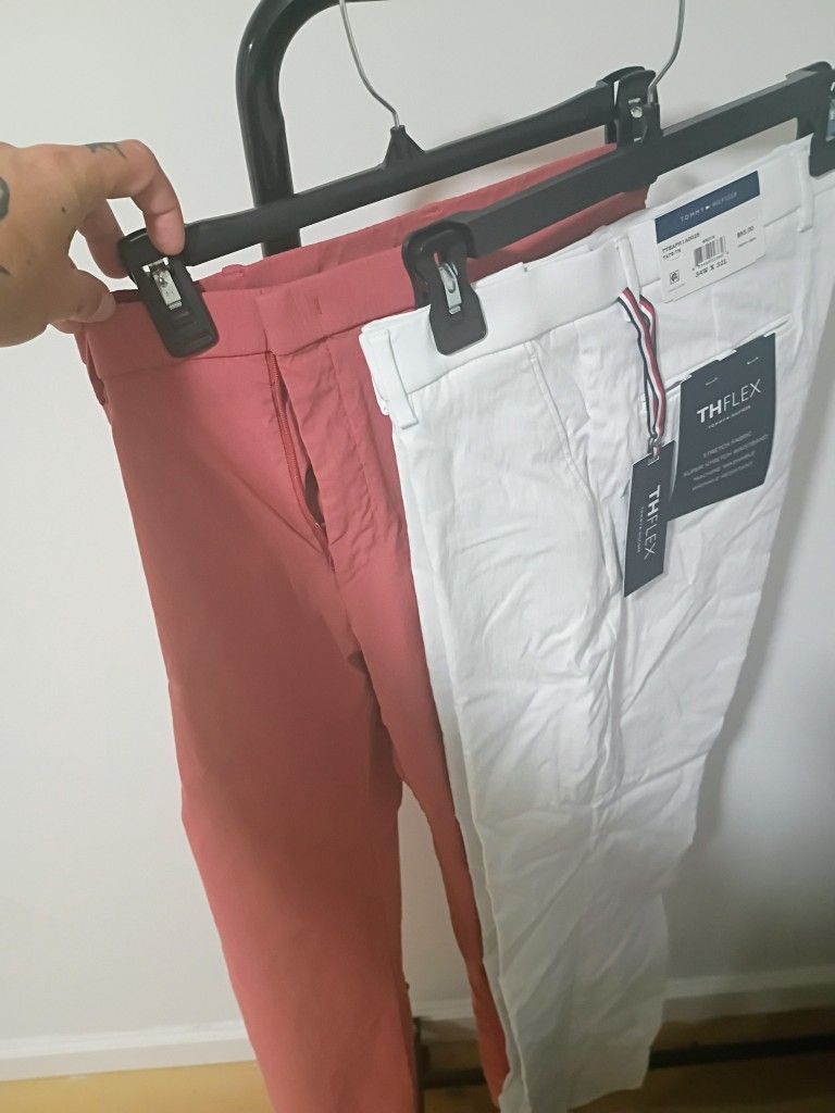 2 Pairs Tommy Hilfiger THFlex Pants (Retail $95/Pair.)