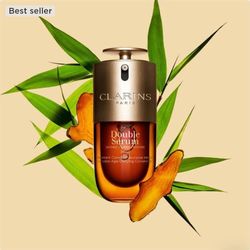 Clarins Double Serum Anti-Aging Anti-Wrinkle Serum Luxury Skincare made in France