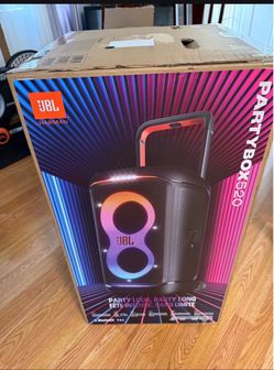 New Sealed JBL PARTY BOX 520 Portable Battery Power Speaker