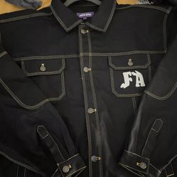 FA Fucking awesome Denim Jacket New. LARGE