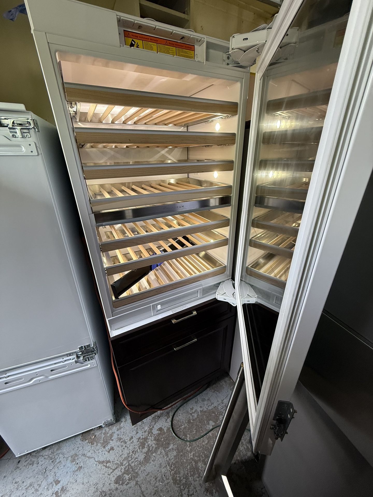 Monogram Wine Fridge With Freezer Drawers