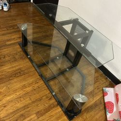 Glass TV Stand