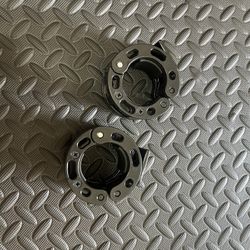 Clout Fitness Black Olympic Barbell Clamps 2in Set