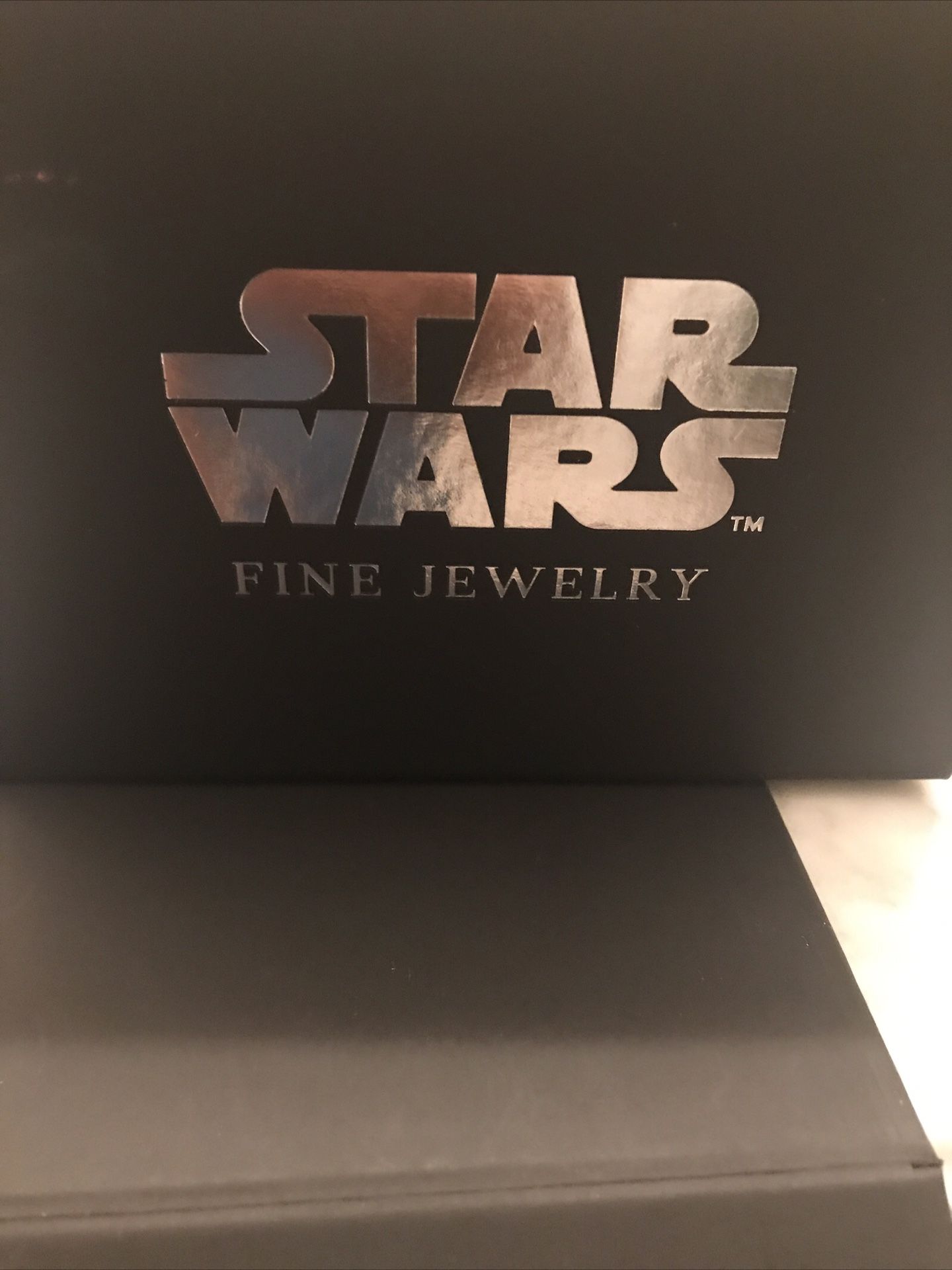 Star Wars Fine Jewery Sterling silver 925 diamond ring size 7