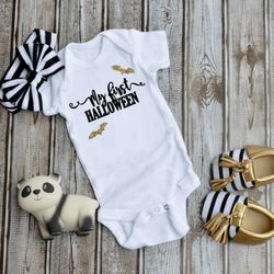 'My First Halloween' onesie