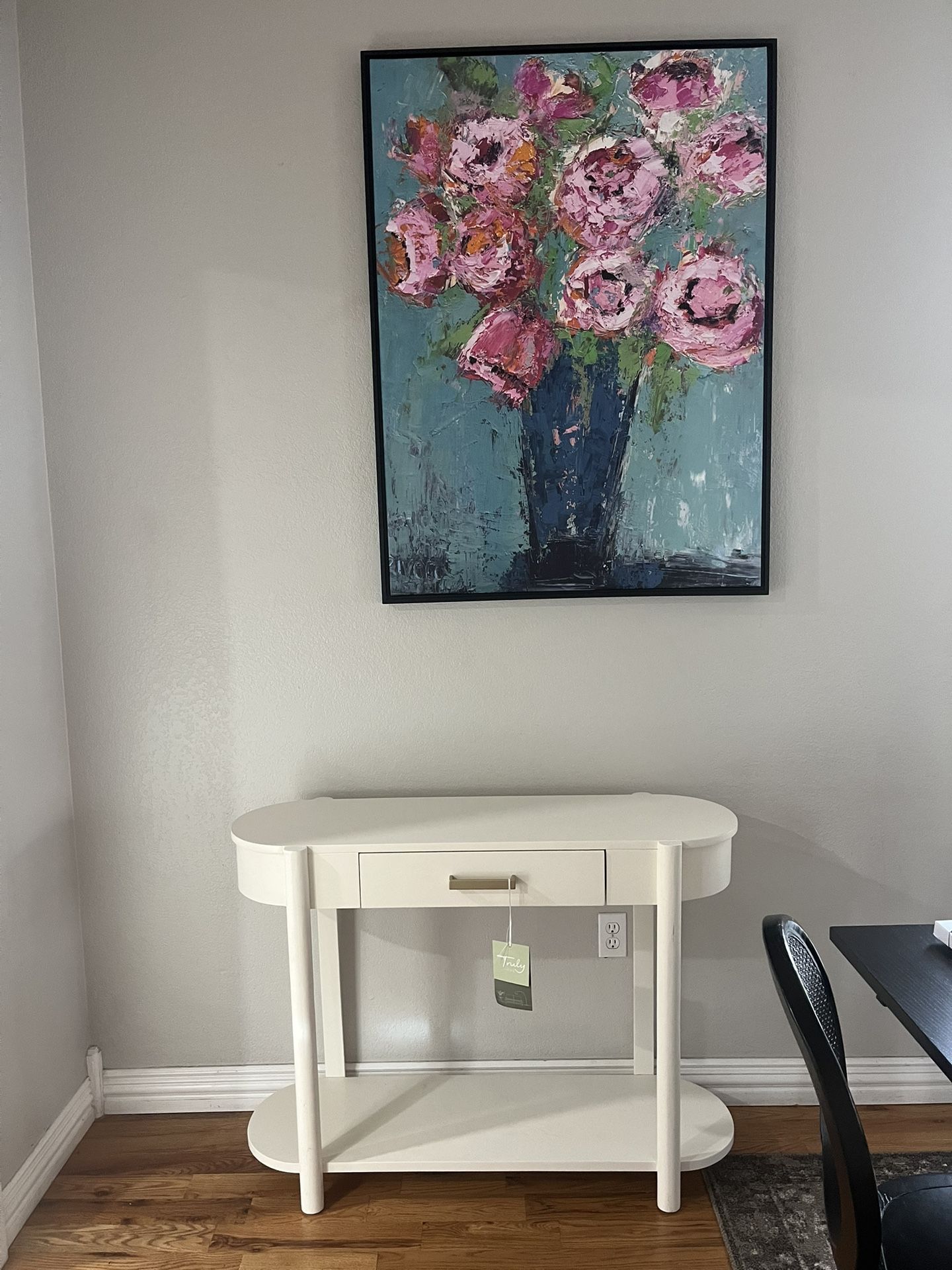 New White Console Table