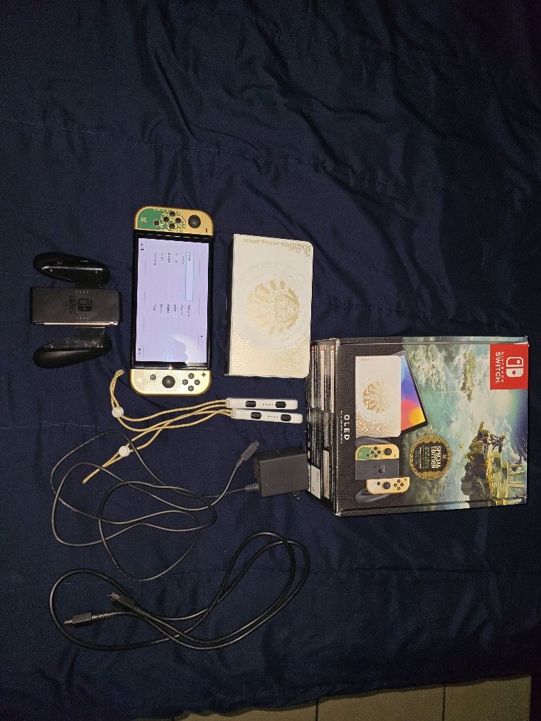 Nintendo Switch Console The Legend of Zelda Tears of the Kingdom Edition OLED