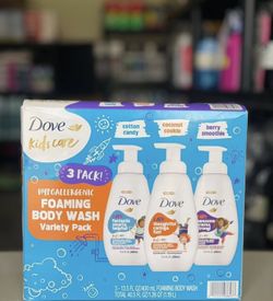 Dove Kids Care foaming body wash