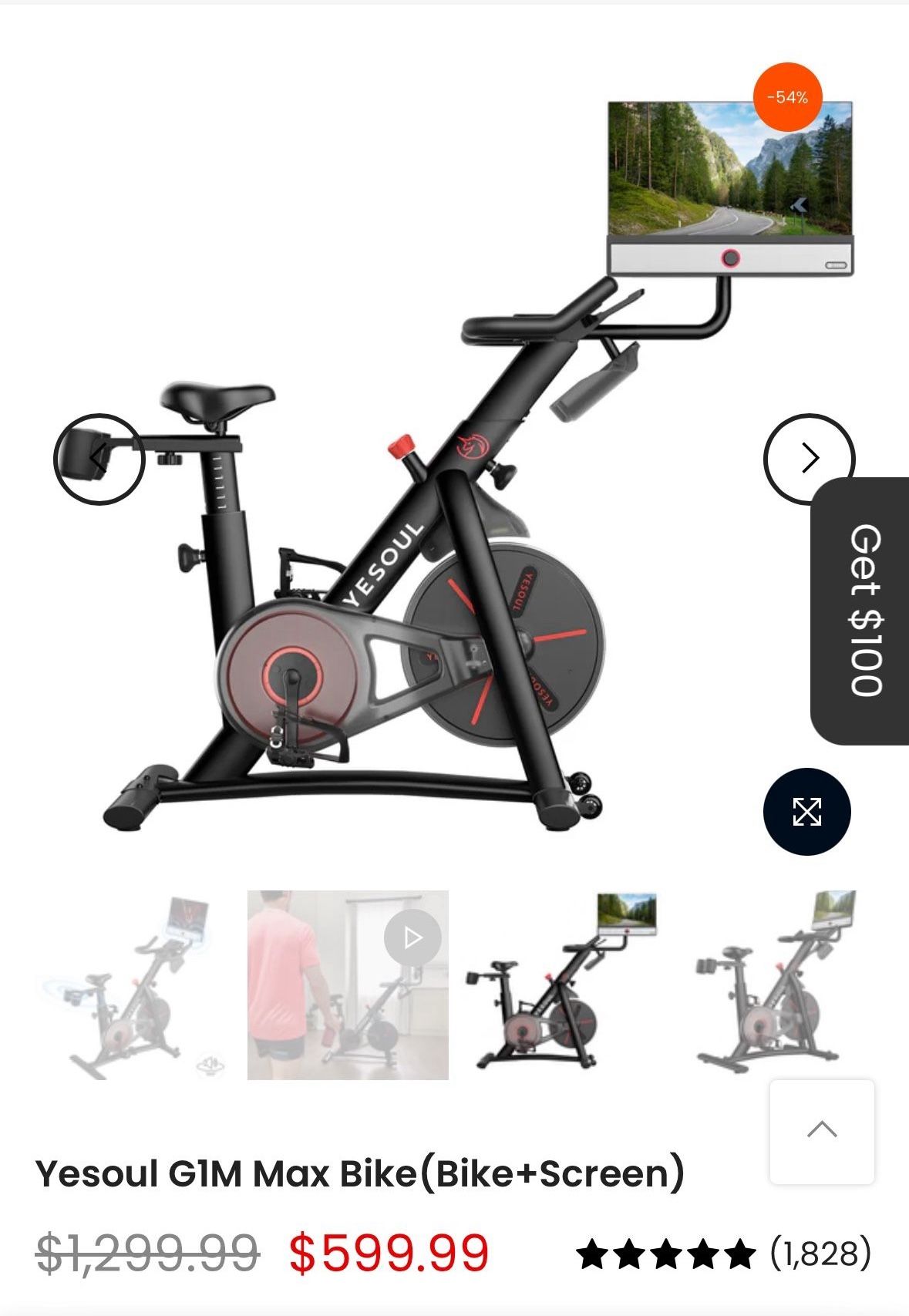YESOUL EXERCISE SMART BIKE (New)!