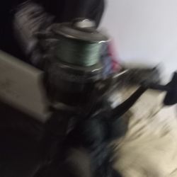 Deep sea fishing pole and reel