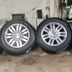 LINCOLN NAVIGATOR COMPLETE SET OF 275/55/30 WHEELS AND TIRES 