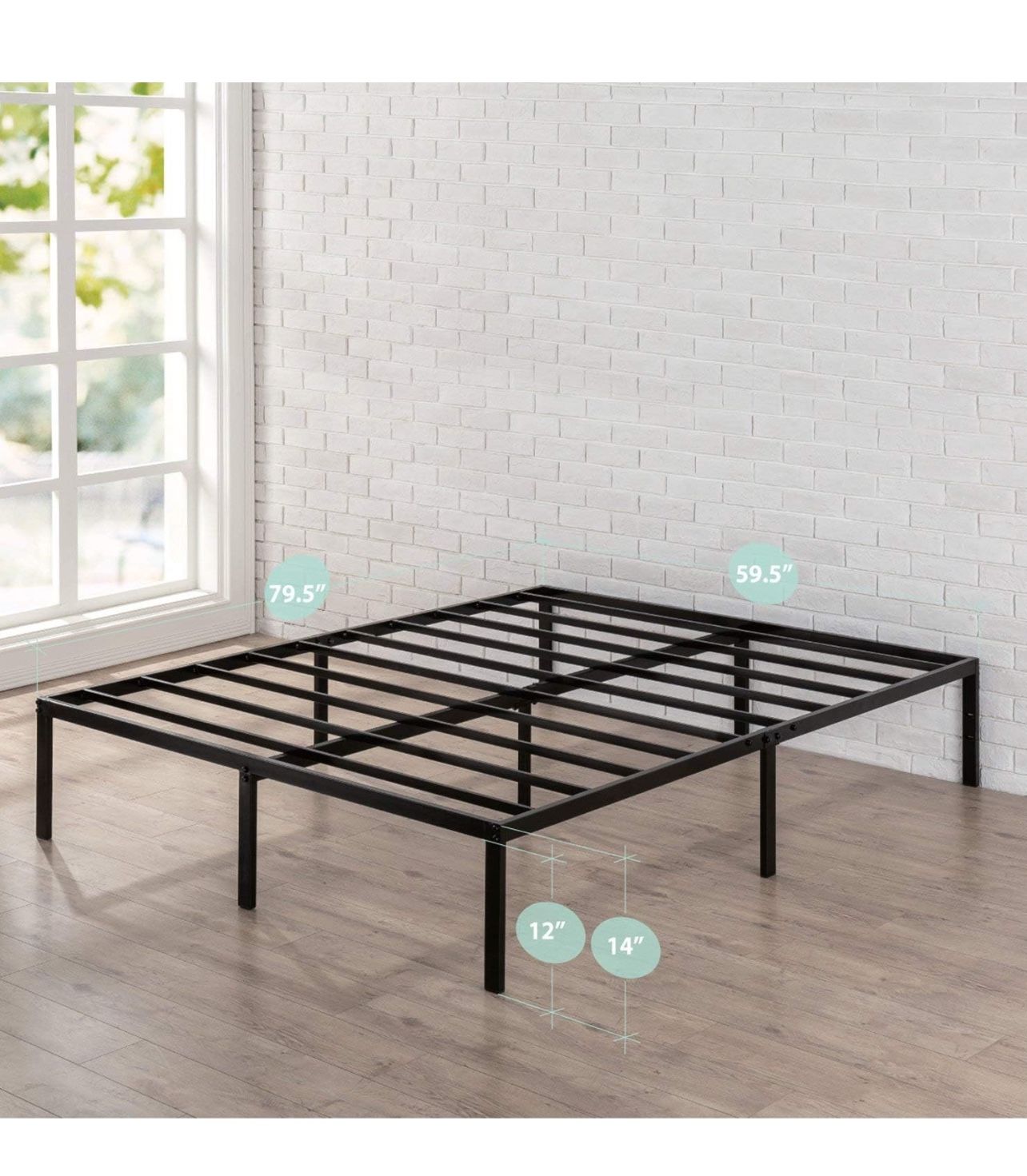 Queen Size Metal Bed Frame