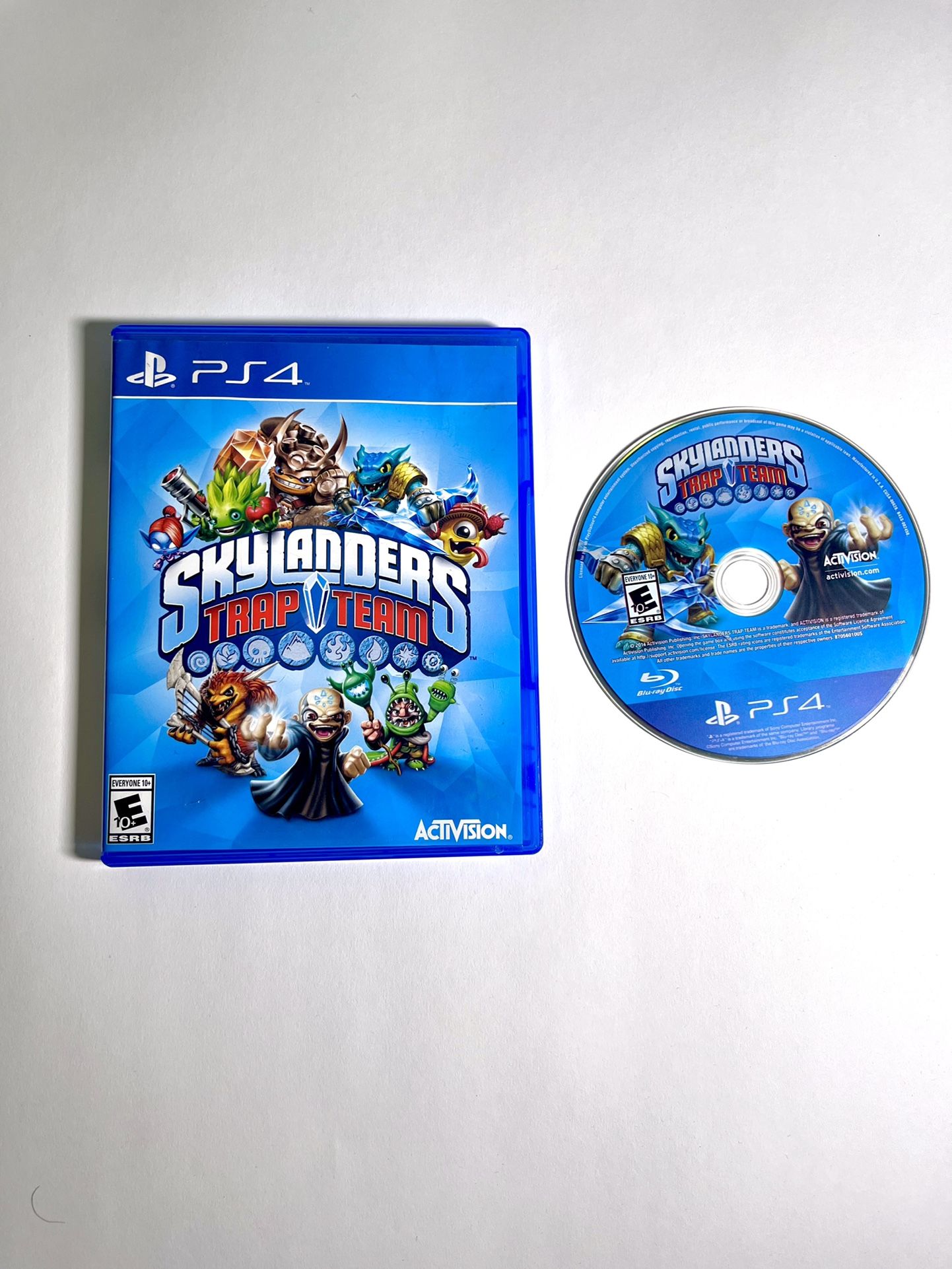 Skylanders: Trap Team (Sony PlayStation 4 PS4, 2014) Game Disc & Case