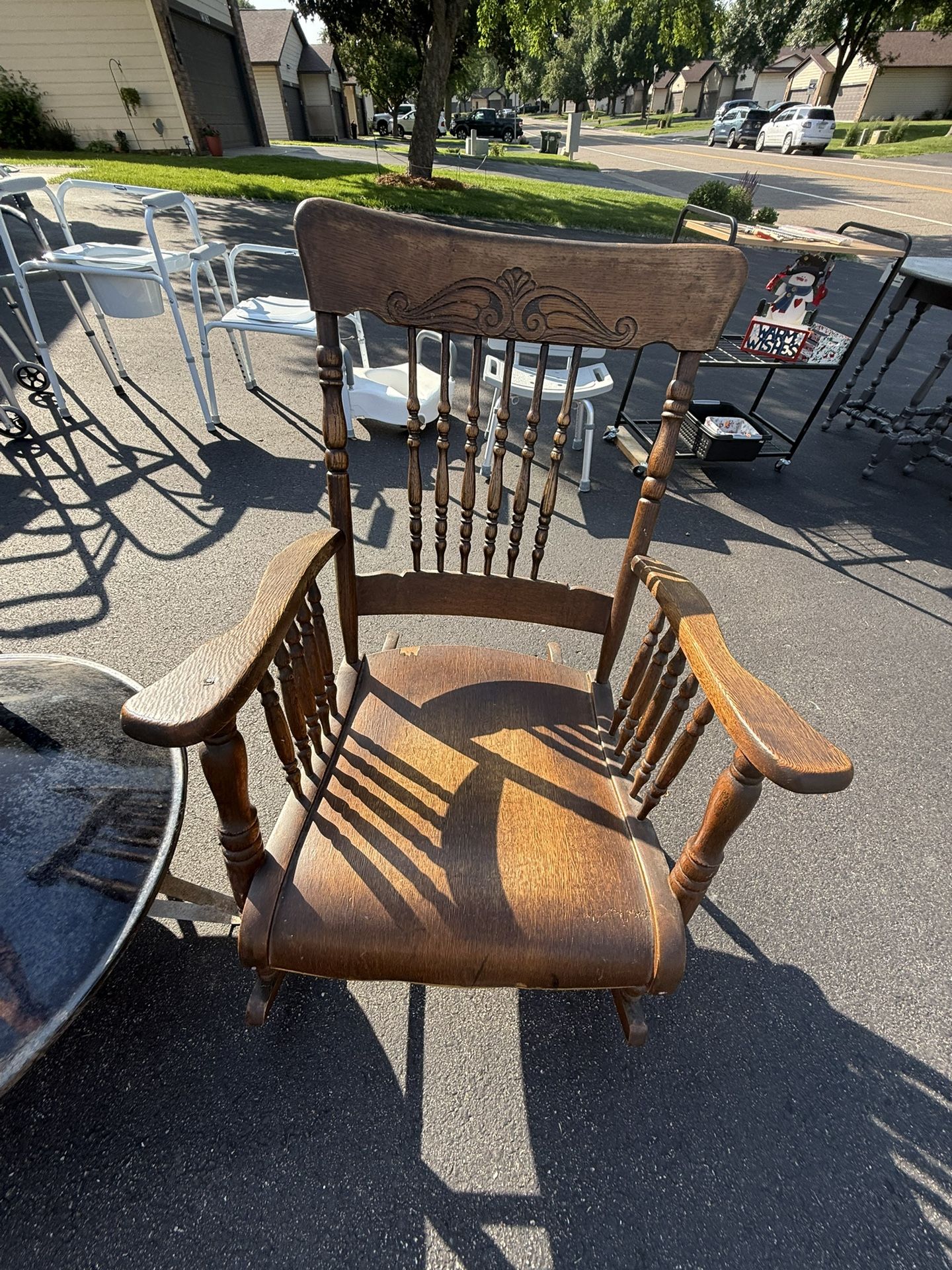 German Antique Rocking Chair