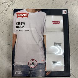 NWT Levi’s men’s crew neck tshirt 3 pack size M