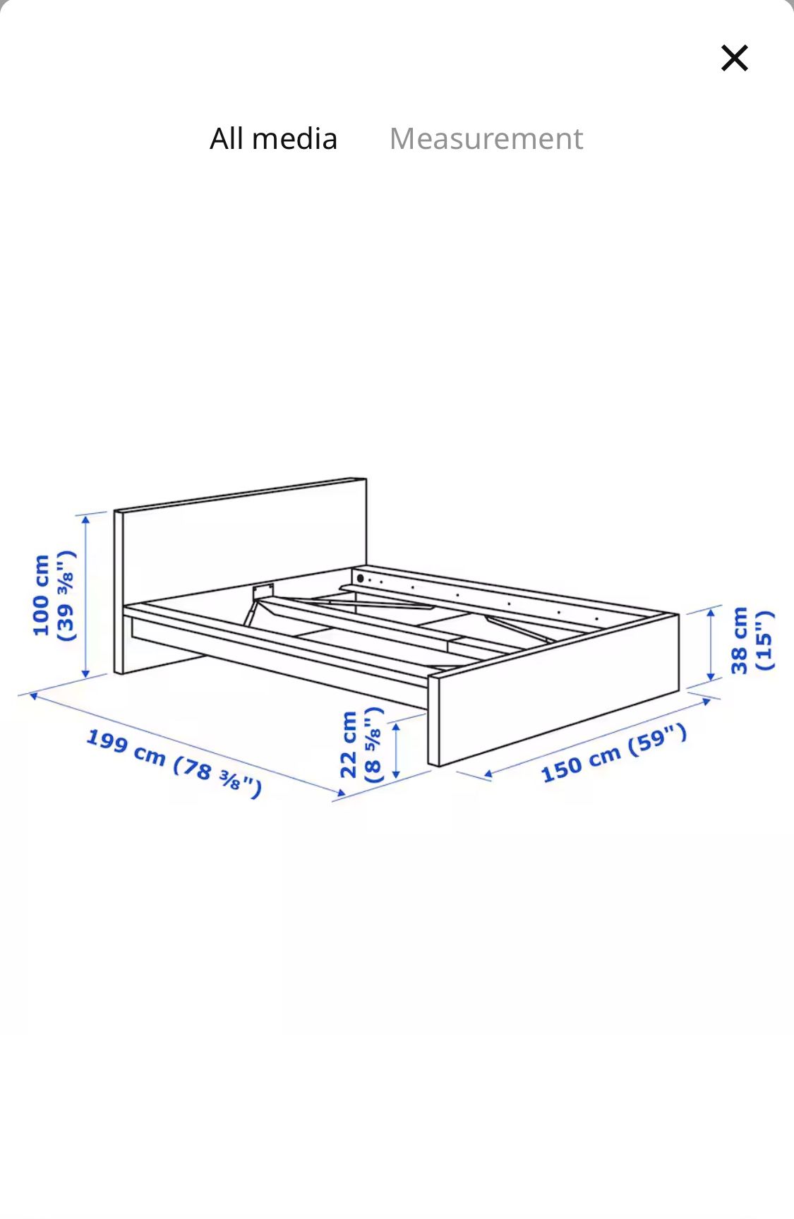 IKEA Malm Bed Frame