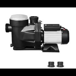 Vevor Above Ground Pool Pump 1.5 HP 122 GPM Max Flow 1-Speed 55 ft Max Head Lift