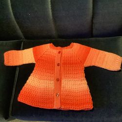 Handmade Crotchet cardigan For 3-4yr Old
