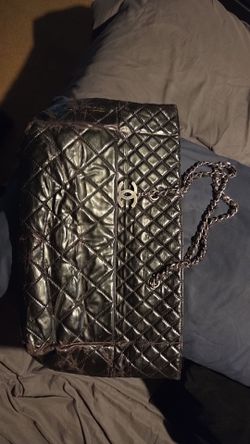 Chanel large patent tote