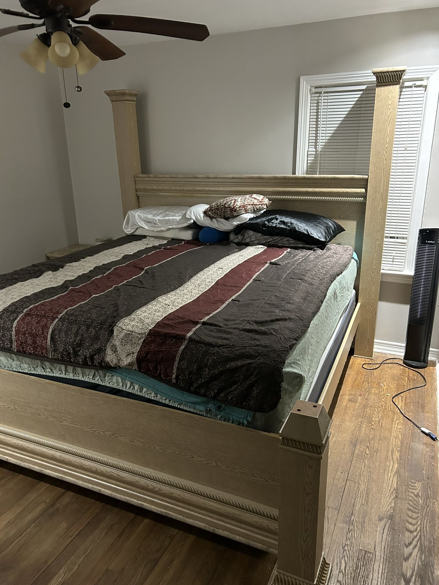 Bed Frame Dresser Two Nightstands