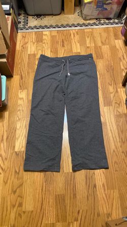 Danskin Now Gray Drawstring Sweatpants, Woman size 12-14