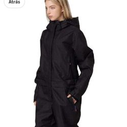 sólido de color negro de talla XS para mujer. 