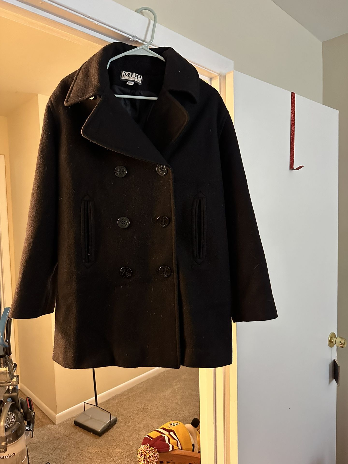 Black Sailer Dress Coat 