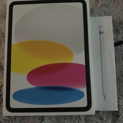 IPAD 10th Gen- Brand New Factory Seal, Comes With Apple Pencil