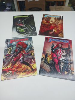 Scorched #1 x4 comic books. Spawn