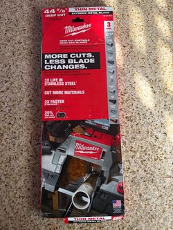 Saw blade metal thin band Milwaukee 44 7/8”