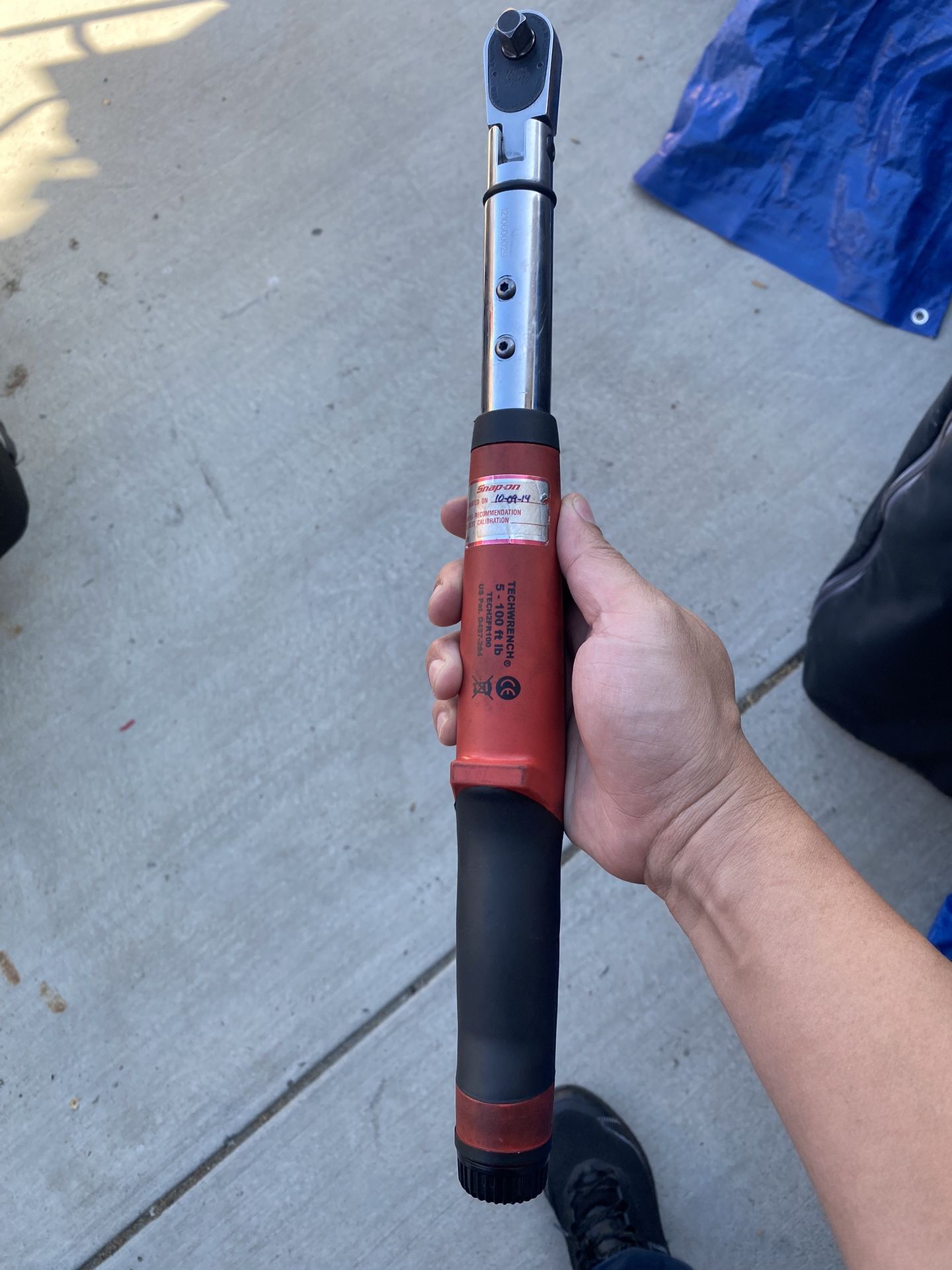 Snap on torque wrench 3/8