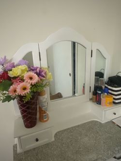 White dresser