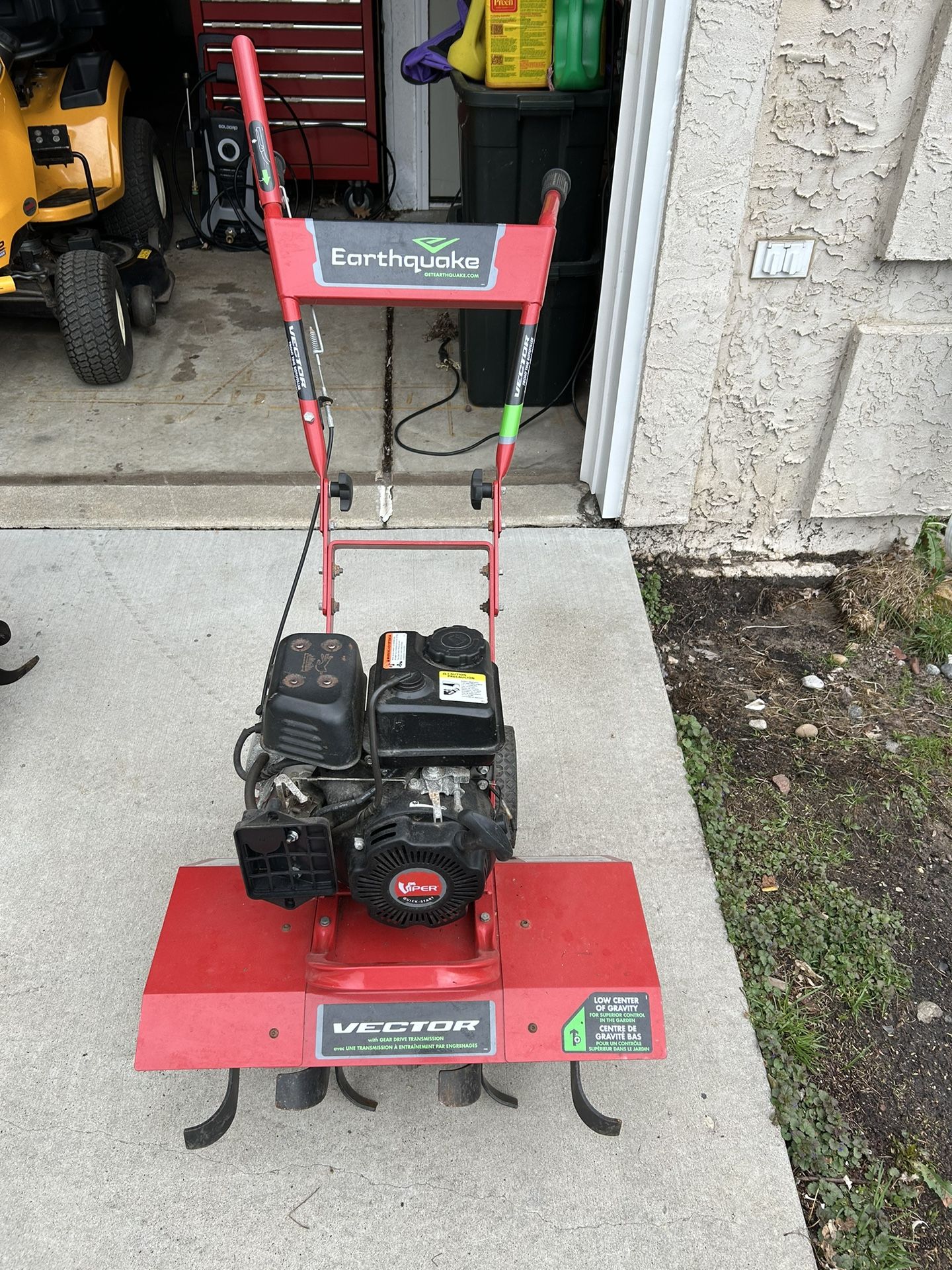 Earthquake Tiller Runs Great