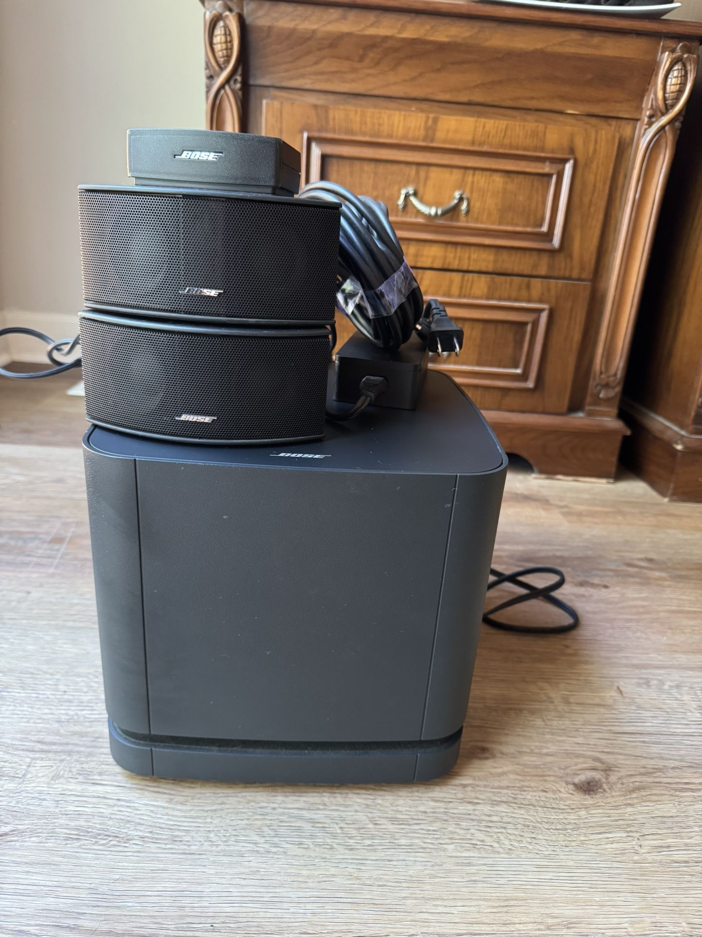 Bose Bass Module 500 & Bose CineMate AV 3-2-1 321 Series I II III GS GSX 4 Pin Gemstone Speakers Pair
