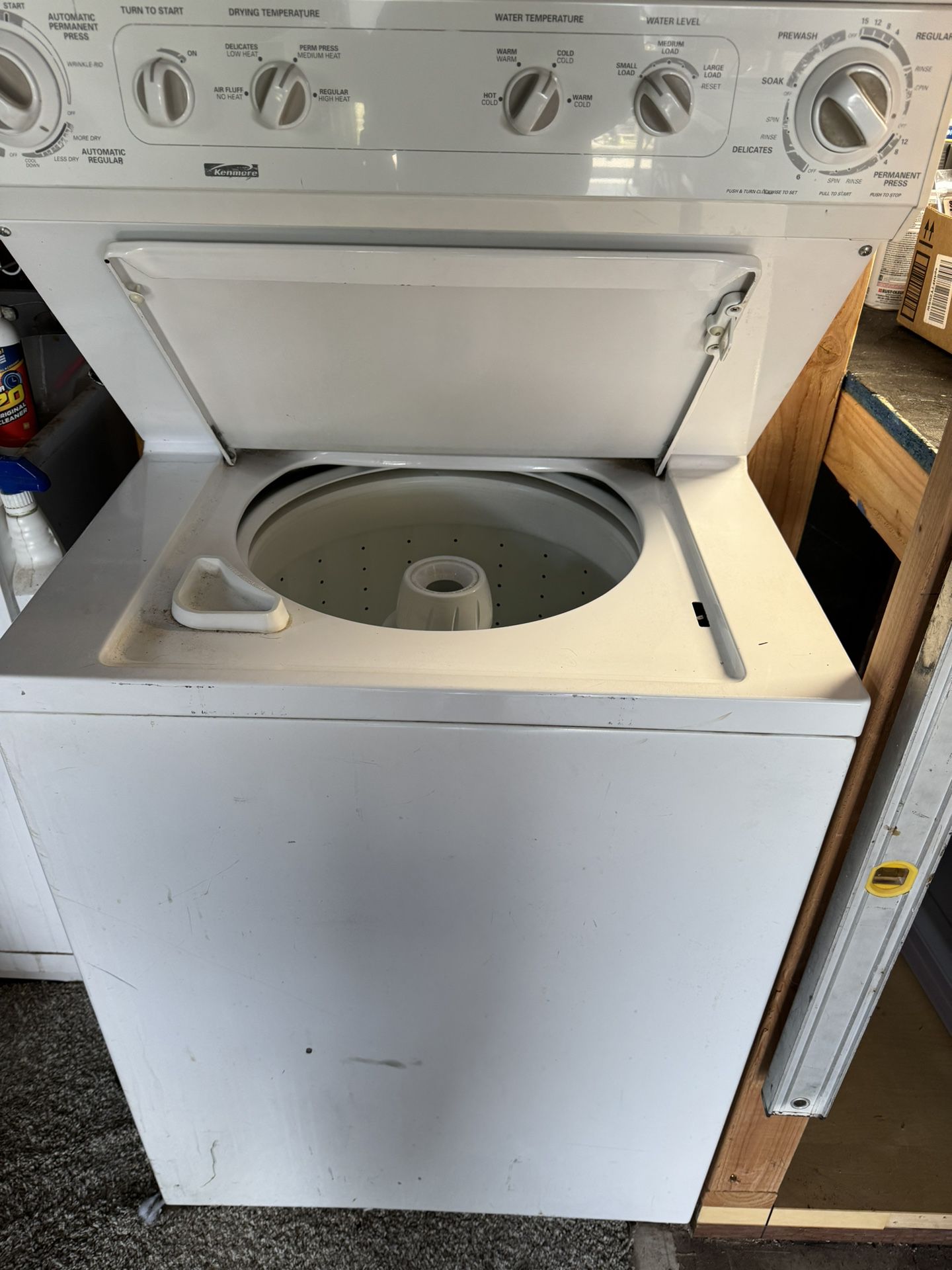 Free Kenmore Stackable Clothes Washer Dryer Combo