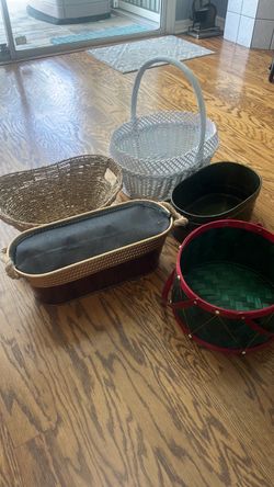 Assorted Baskets and Containers Set of 5