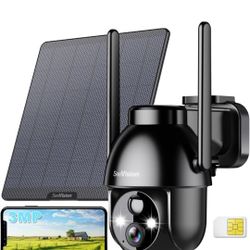 4G LTE Cellular Security Camera, Solar Security Camera