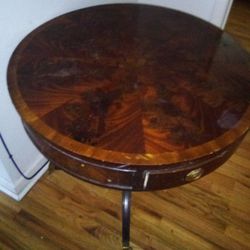 Antiques  Furniture  2 Tables A Cushion Antique Chair and an Antique China Cabinet 