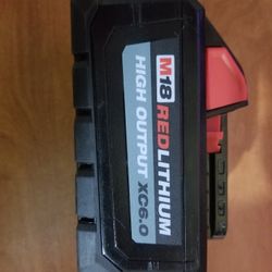 Milwaukee M18 High output  XC 6.0 Battery 