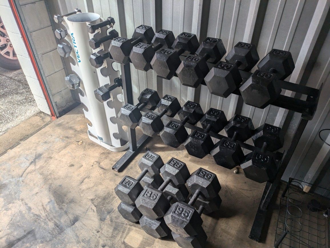 Hex Dumbbells $0.80 A Pound