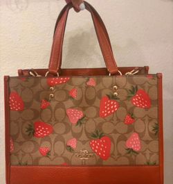 Strawberry edition Coach bag