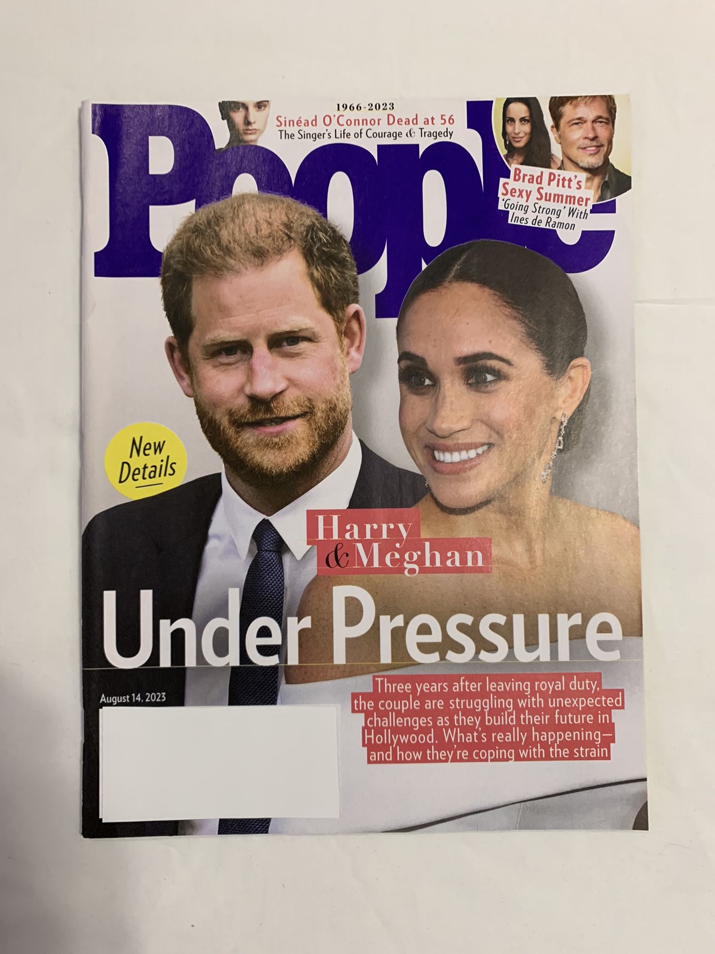 People “Harry & Meghan Under Pressure” August 14, 2023 Magazine