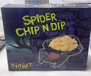 Spider Chip And Dip Bowl
