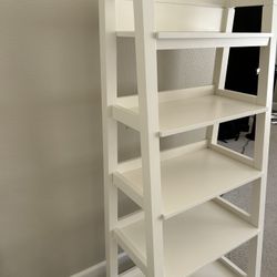 Pottery Barn Morgan Leaning Bookcase