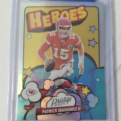 Patrick Mahomes Heroes Card.