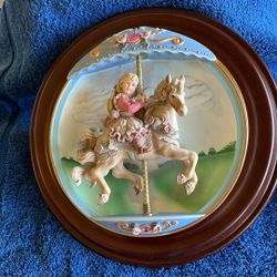 Carousel Daydreams Musical Plate #B13863